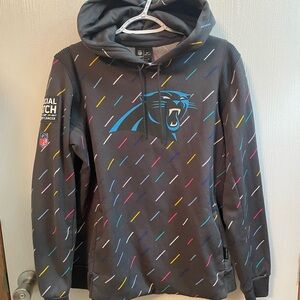 Nike Carolina Panthers Crucial Catch Therma Hoodie SZ M